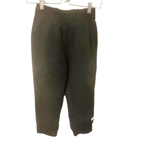 Gymshark Size Small Black Ruched Cropped Jogger Athletic Workout Gym - Picture 2 of 6